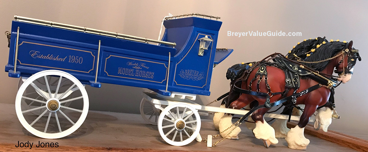 Delivery Wagon with Clydesdale Team | Breyer Value Guide